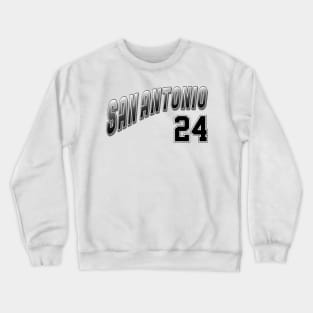 Retro San Antonio Number 24 Crewneck Sweatshirt